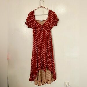 Patrons of Peace Adrian Dress in Orange